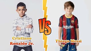 Cristiano Ronaldo Jr CR7s Son VS Thiago Messi Messis Son Transformation ★ From Baby To 2022 [upl. by Iosep]