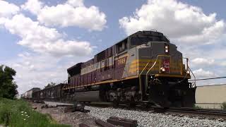 Heritage CP 237 with 7019 leading passing Meadowvale [upl. by Natalia]