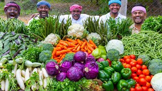 COLORFUL VEGETABLE Soup Recipe  Grand Vegetables Cutting amp Cooking  Healthy Soup Recipe [upl. by Isayg]