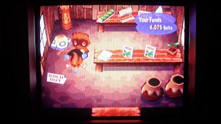 Animal Crossing GCN on a 9 inch CRT is amazing [upl. by Maighdlin]