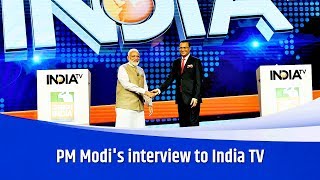 PM Narendra Modis interview to India TV  PM Modi Interivew [upl. by Keelia]