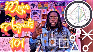 Introduction To Aspects🔮 For Beginners MajorAspects Beginners Astrology AstroFinesse [upl. by Eelime]