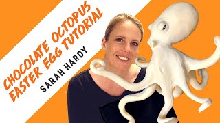 How to make chocolate sculptures at home  Easter Egg Octopus [upl. by Araccot]