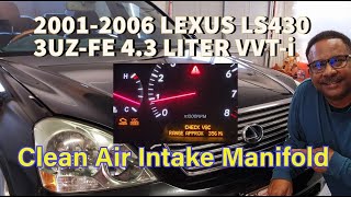 20012006 LEXUS LS430 Service Air Intake Manifold [upl. by Yeffej]