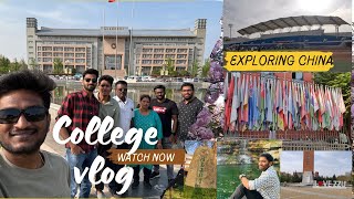 Zhengzhou University Campus Tour In Tamil 2024 🇨🇳 My 1st YouTube Vlog [upl. by Ahseila]