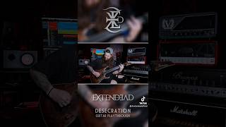 Desecration by Extendead guitar playthrough progressivemetal extendead metal guitarplaythrough [upl. by Ecinom]