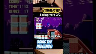 Sonic the Hedgehog JP Spring Yard 22  Genesis  CRT Sony PVM shorts [upl. by Fezoj]