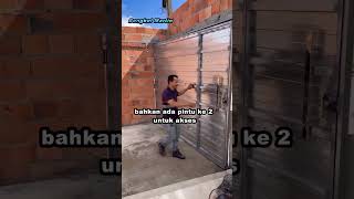 Ide Kreatif Pintu Pagar Gak Ganggu Tetangga idekreatif tukangkreatif [upl. by Lemuelah]