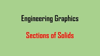 Section of Solids in Tamil  1 Cube  Engineering Graphics [upl. by Joaquin]