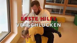 Verschlucken Erste Hilfe bei Kindern [upl. by Yssirk734]