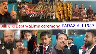 purani Dilli ki best walima ceremony nonveg se veg items takka full view noorani kawabviralvideo [upl. by Earezed]