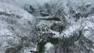 Winter Magic at Lower Lakes Plitvice Lakes National Park [upl. by Elletsirk67]