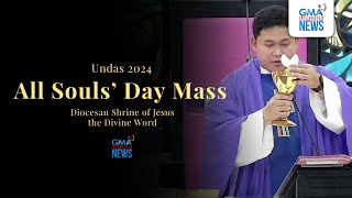 All Souls’ Day Mass at Diocesan Shrine of Jesus the Divine Word  GMA Integrated News  Replay [upl. by Nortyad]