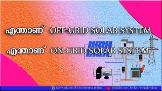 What is OnGrid and OffGrid Solar Power System [upl. by Jabe]