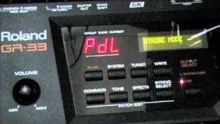 Roland GR 33 CheckinOut all Presets3 [upl. by Nalloh]