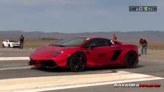 Twin Turbo Gallardo LP5704 Loses Control [upl. by Yelnik281]