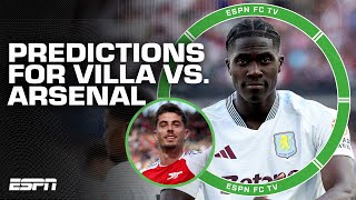 Aston Villa vs Arsenal PREDICTIONS 🔮 Craig Burley believes in a Arsenal VICTORY  ESPN FC [upl. by Ariayek]