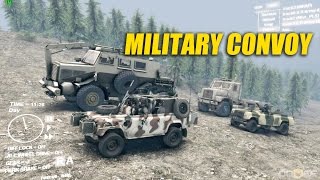 SpinTires  Military Convoy [upl. by Sire469]