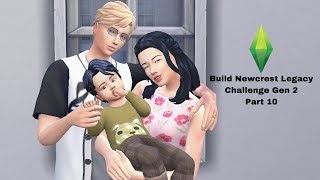 Lets Play The Sims 4 Build Newcrest Legacy Challenge Gen 2 Part 10 [upl. by Ayaros]