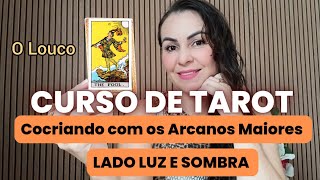 Curso Gratuito de Tarot Arcanos Maiores Luz e Sombra Aula 1  O Louco [upl. by Neelra919]