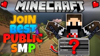 Best Survival Public SMP For Java and Mcpe  121 Minecraft SMP Server  IN HINDI [upl. by Trevah]