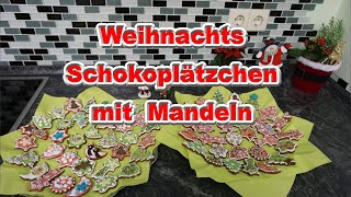 Weihnachts Schokoplätzchen mit Mandeln [upl. by Aramit751]