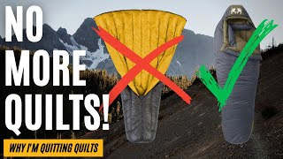 Why I Stopped Using Quilts For Backpacking [upl. by Notgnirra]