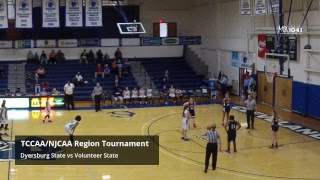 Game 1 Volunteer State vs Dyersburg State Womens [upl. by Epstein980]