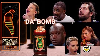 Hot Ones quotDa Bombquot Best Celebrity Reactions  Part 2 [upl. by Leterg769]