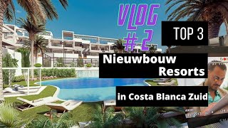 Top 3 Nieuwbouw projecten bezichtigen in OrihuelaCosta Vlog 2 [upl. by Ahsemal]