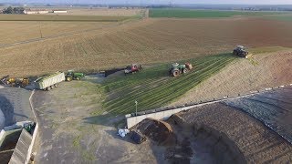 Big silage in France Dameuse  Rendezvous au silo de lun des plus gros ensilage de France [upl. by Willamina]