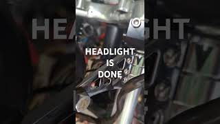 Sportster Cafe Racer Headlight Installation REVEALED [upl. by Alair]