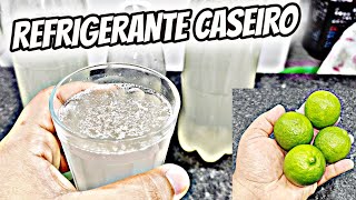 COMO FAZER REFRIGERANTE CASEIRO SPRITZBIER DE LIMÃO COM APENAS 2 INGREDIENTES RENDE 4 LITROS [upl. by Eart958]