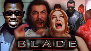 FIRST TIME WATCHING  Blade 1998  MOVIE REACTION [upl. by Nelag441]