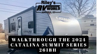 Walkthrough the 2023 Coachmen Catalina Summit Series 8 261BH [upl. by Leruj]