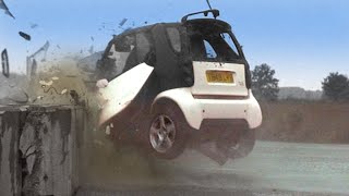 Smart Car Crash Test TBT Fifth Gear [upl. by Tanah]