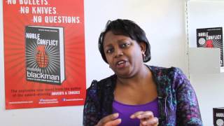 Waterstones Childrens Laureate Malorie Blackman introduces Noble Conflict [upl. by Wulfe]