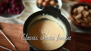 How to make classic cheese fondue recipe video [upl. by Gherlein161]