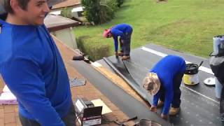 How to remove repair and install a flat roof [upl. by Jegar]