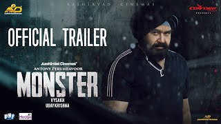 MONSTER Official Trailer  Mohanlal  Vysakh  Uday Krishna  Antony Perumbavoor  Aashirvad Cinemas [upl. by Ostap887]