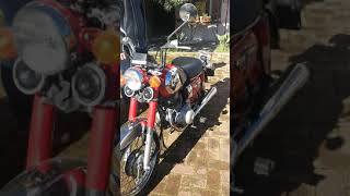 Honda CD200 roadmaster motorcycle start up [upl. by Marice]