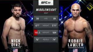 UFC 266  Robbie Lawler vs Nick Diaz 2  Full Fight Highligts [upl. by Eelan]