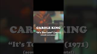 Carole King  quotIts Too Latequot 1971 solo instrumental cover [upl. by Behlke418]