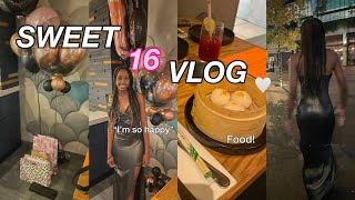 SWEET 16 BIRTHDAY VLOG 🎂🤍  Dinner gifts school and vibe [upl. by Mcroberts464]