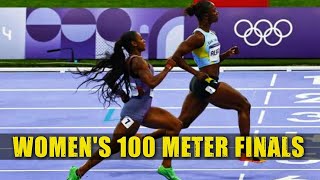 Historic Showdown Womens 100m Final at the 2024 Paris Olympics 🔥 [upl. by Jorie]