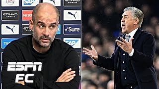 Pep Guardiola hails ‘incredible manager’ Carlo Ancelotti ahead of match vs Everton  Premier League [upl. by Gennie]