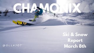 CHAMONIX Ski and Snow Report week 15  POWDER AVALANCHES and FOEHN [upl. by Clint]