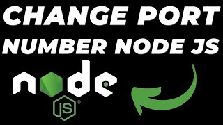 How to Change Port Number in Node JS Tutorial [upl. by Suilenrac]