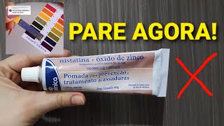 NÃO USE NISTATINA  ÓXIDO DE ZINCO NO ROSTO 😳 [upl. by Zoara]