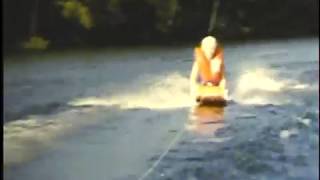 Tobogganing on the water  LacLu Ontario Canada – 1970 [upl. by Tracey]